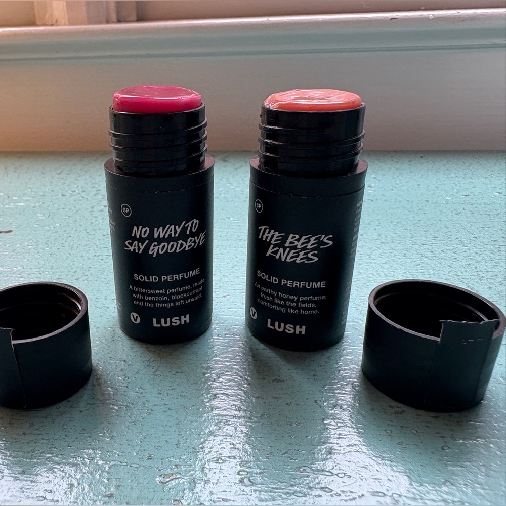 Lush Solid Perfume Set - No Way To Say Goodbye and The Bee’s Knees